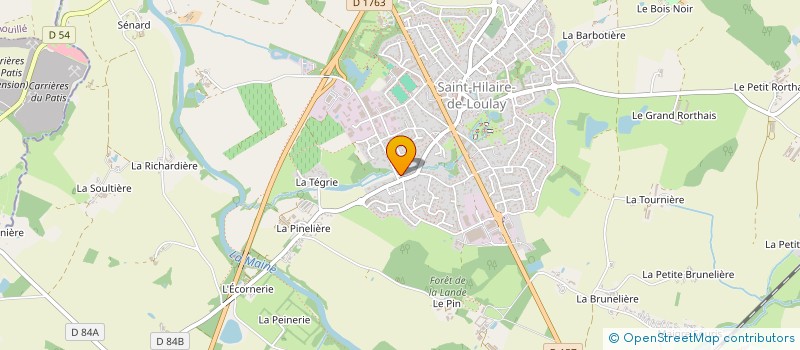 localisation de l'entreprise SCI LOULAYSIENNE à MONTAIGU-VENDEE