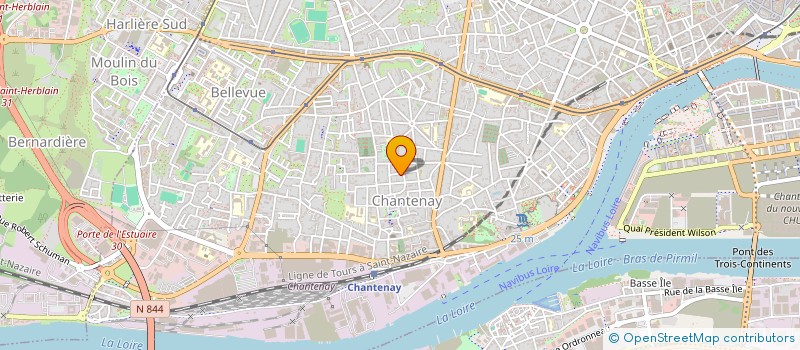 localisation de l'entreprise SCI LOULEN  NANTES
