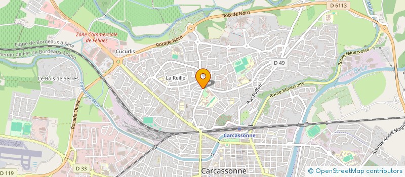 localisation de l'entreprise SCI LOULEO à CARCASSONNE
