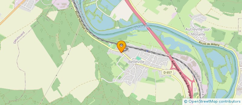 localisation de l'entreprise SCI LOULIA à BELLEVILLE