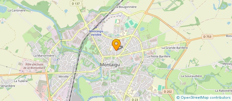 localisation de l'entreprise SCI LOULIA à MONTAIGU-VENDEE