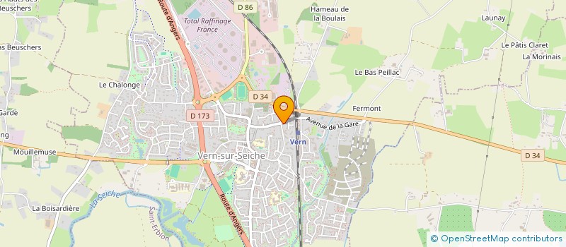 localisation de l'entreprise SCI LOULIBA  VERN-SUR-SEICHE