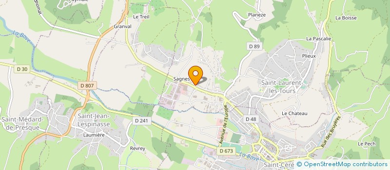 localisation de l'entreprise SCI LOULICE  SAINT-LAURENT-LES-TOURS