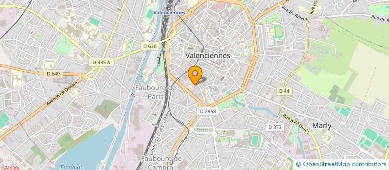 localisation de l'entreprise SCI LOULINE  VALENCIENNES
