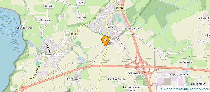 localisation de l'entreprise SCI LOULOLIMAGA  LA VILLE-ES-NONAIS