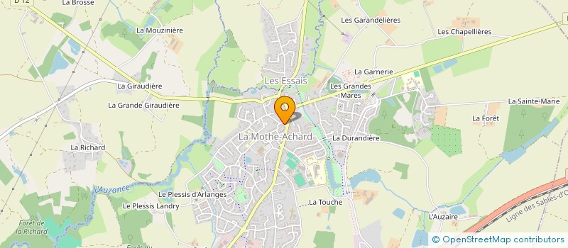 localisation de l'entreprise SCI LOULOTTE  SAINT-JULIEN-DES-LANDES