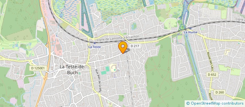 localisation de l'entreprise SCI LOULOU à LA TESTE-DE-BUCH