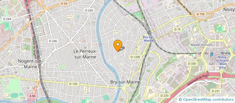 localisation de l'entreprise SCI LOULOU  BRY-SUR-MARNE