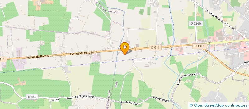 localisation de l'entreprise SCI LOULOU  PUJOLS