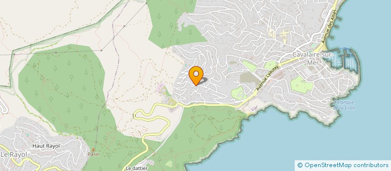 localisation de l'entreprise SCI LOULOUTTE  CAVALAIRE-SUR-MER