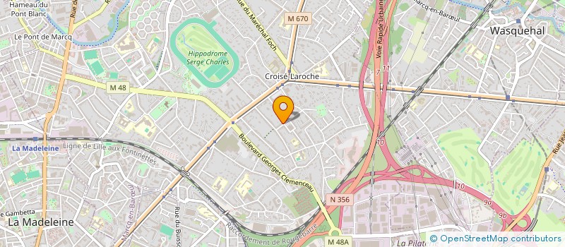 localisation de l'entreprise SCI LOULURI à MARCQ-EN-BARŒUL