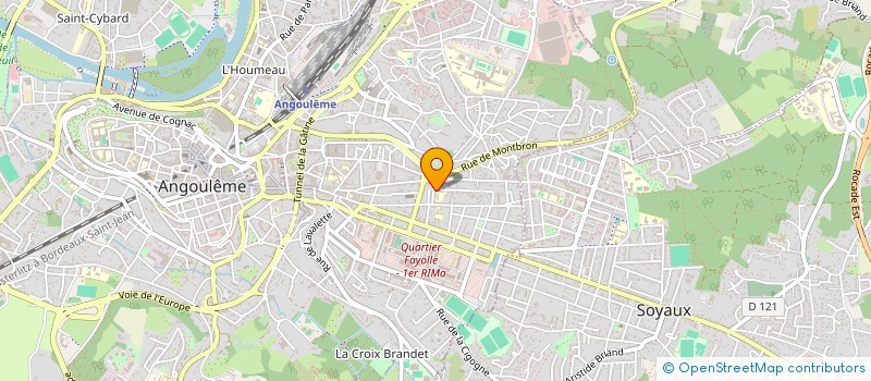 localisation de l'entreprise SCI LOUMA à ANGOULEME