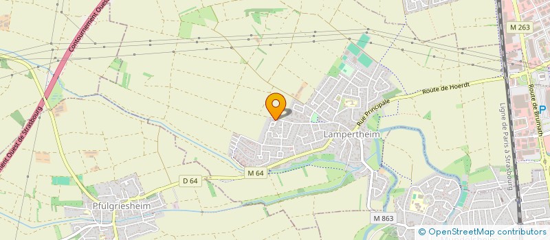 localisation de l'entreprise SCI LOUMA  LAMPERTHEIM