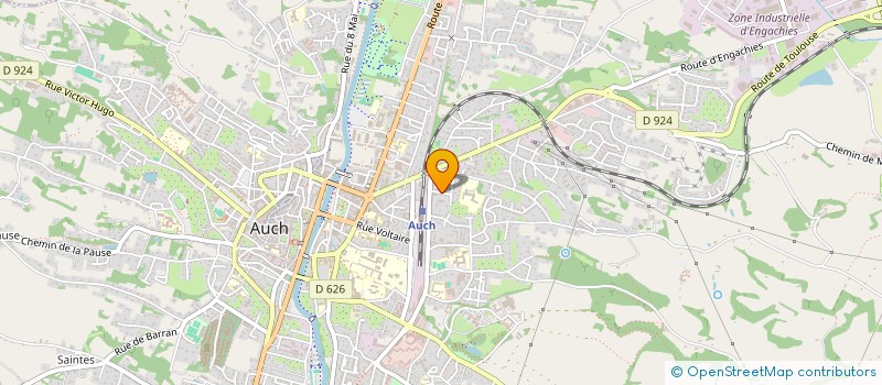 localisation de l'entreprise SCI LOUMA à AUCH