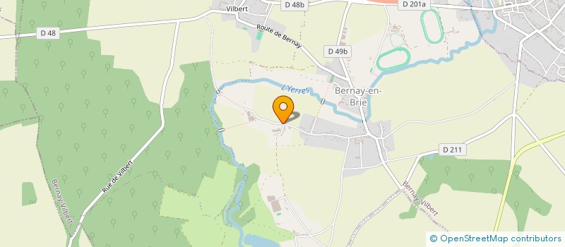 localisation de l'entreprise SCI LOUMA  BERNAY-VILBERT
