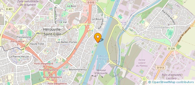 localisation de l'entreprise SCI LOUMA à HEROUVILLE-SAINT-CLAIR