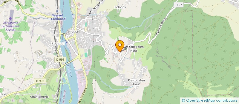 localisation de l'entreprise SCI LOUMA  SEYSSEL