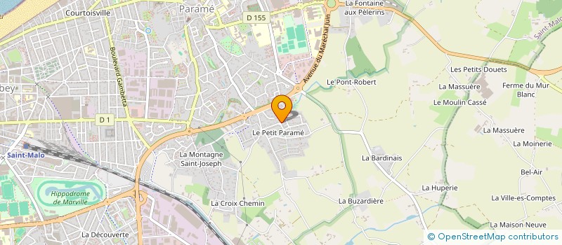 localisation de l'entreprise SCI LOUMA  SAINT-MALO