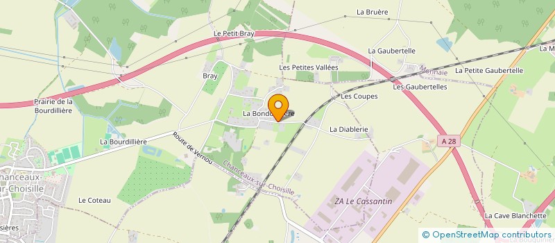 localisation de l'entreprise SCI LOUMA60 à CHANCEAUX-SUR-CHOISILLE
