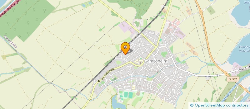 localisation de l'entreprise SCI LOUMACAGUY  GAMBSHEIM