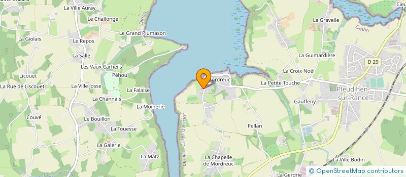 localisation de l'entreprise SCI LOUMAE  DINAN