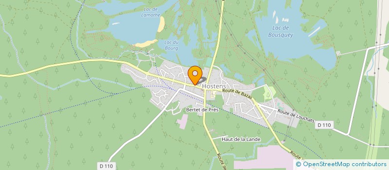 localisation de l'entreprise SCI LOUMAE  HOSTENS