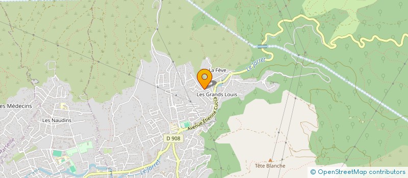 localisation de l'entreprise SCI LOUMAE  ALLAUCH