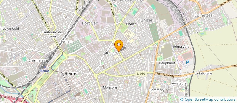 localisation de l'entreprise SCI LOUMAJAC  REIMS