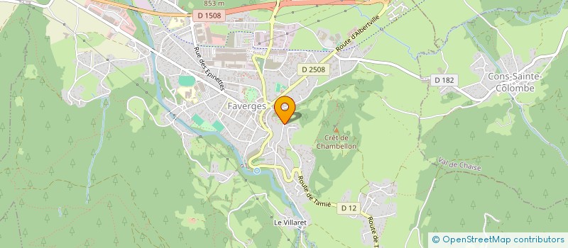 localisation de l'entreprise SCI LOUMANE  FAVERGES-SEYTHENEX