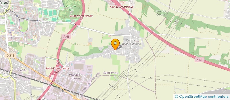 localisation de l'entreprise SCI LOUMANI  SAINT-PRIEST