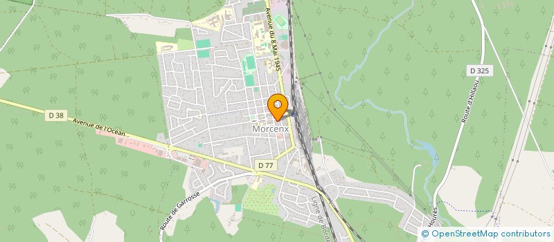 localisation de l'entreprise SCI LOUMANN  MORCENX-LA-NOUVELLE