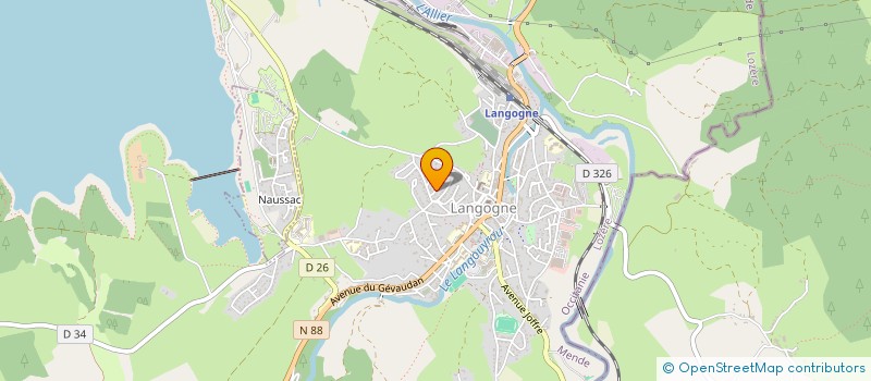 localisation de l'entreprise SCI LOUMARDASA  LANGOGNE