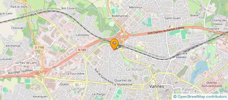 localisation de l'entreprise SCI LOUMAT à VANNES