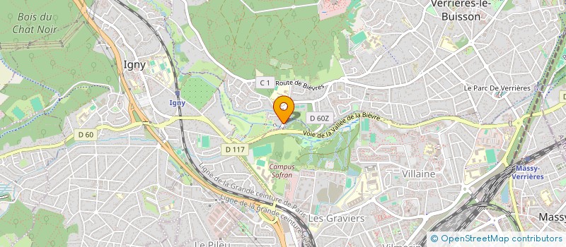 localisation de l'entreprise SCI LOUMAX à VERRIERES-LE-BUISSON