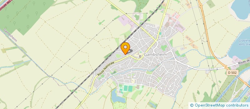 localisation de l'entreprise SCI LOUMAX  GAMBSHEIM