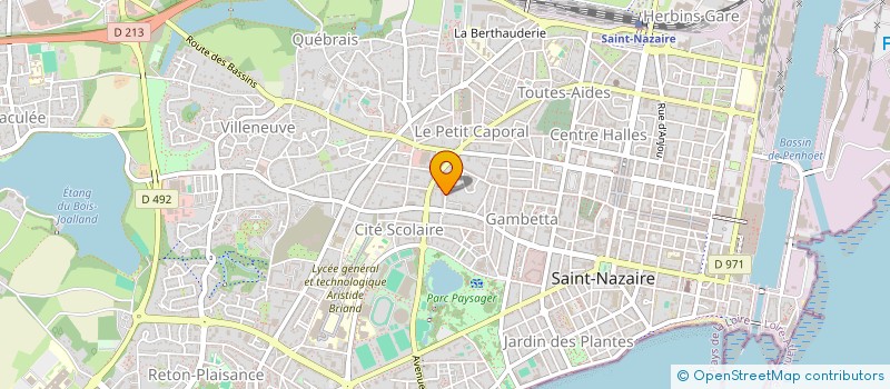 localisation de l'entreprise SCI LOUMEA  SAINT-NAZAIRE