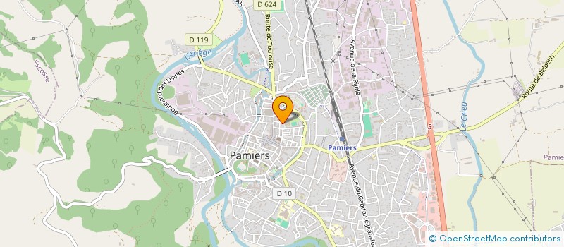 localisation de l'entreprise SCI LOUMET à PAMIERS