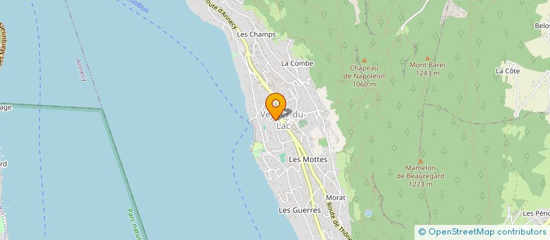 localisation de l'entreprise SCI LOUMI  VEYRIER-DU-LAC