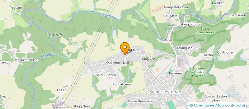 localisation de l'entreprise SCI LOUMILA  ERGUE-GABERIC