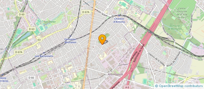 localisation de l'entreprise SCI LOUMILLE à ANTONY