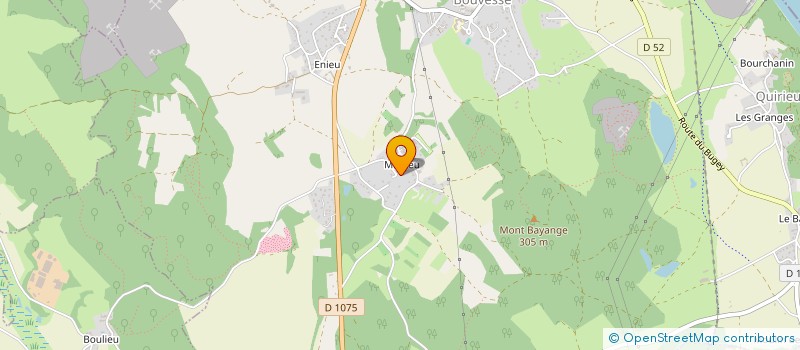 localisation de l'entreprise SCI LOUMIS  BOUVESSE-QUIRIEU