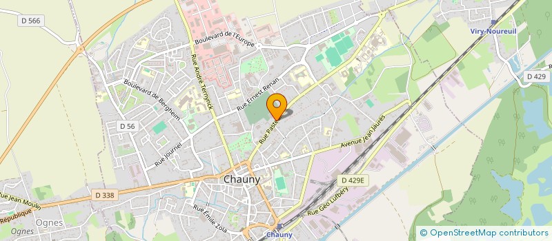 localisation de l'entreprise SCI LOUNA à CHAUNY