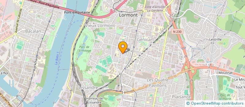 localisation de l'entreprise SCI LOUNA  LORMONT