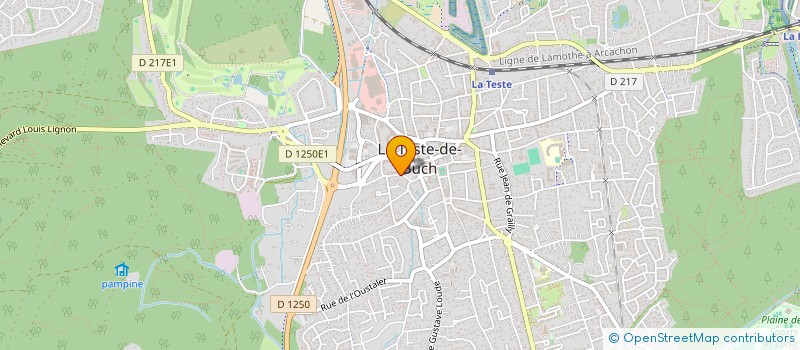 localisation de l'entreprise SCI LOUNA à LA TESTE-DE-BUCH