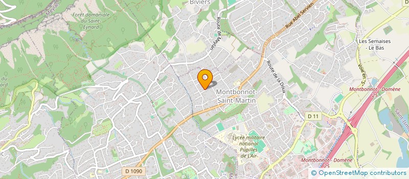 localisation de l'entreprise SCI LOUNA  MONTBONNOT-SAINT-MARTIN