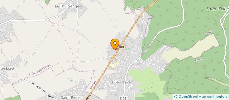 localisation de l'entreprise SCI LOUNA  LE THUIT DE L'OISON