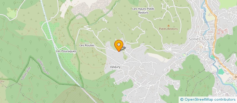 localisation de l'entreprise SCI LOUNA à SOLLIES-TOUCAS