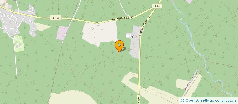 localisation de l'entreprise SCI LOUNA  PARENTIS-EN-BORN