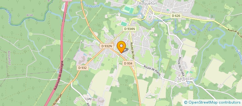 localisation de l'entreprise SCI LOUNA  SARBAZAN