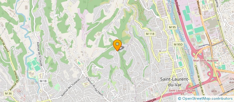 localisation de l'entreprise SCI LOUNA à CAGNES-SUR-MER